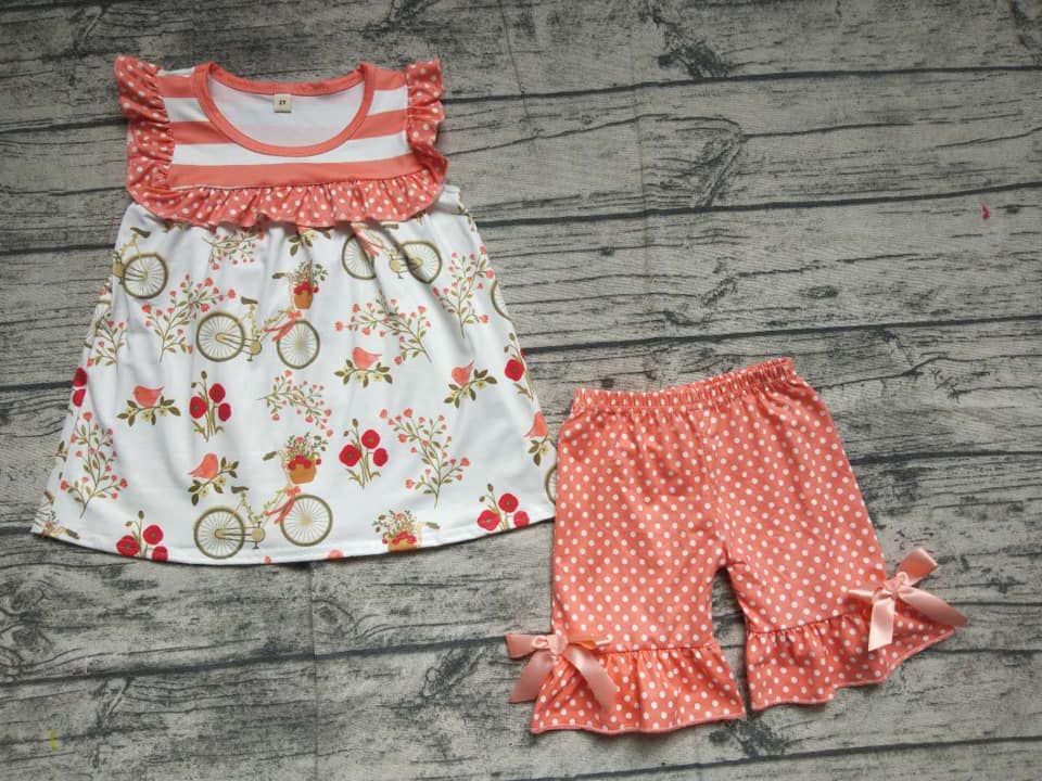 Birds & Bikes Shorts Set