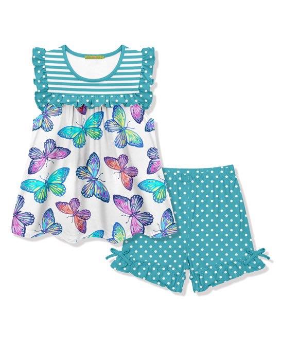 Butterfly Craze Shorts Set