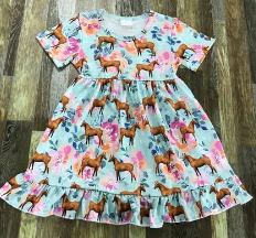 Floral Horse Dress