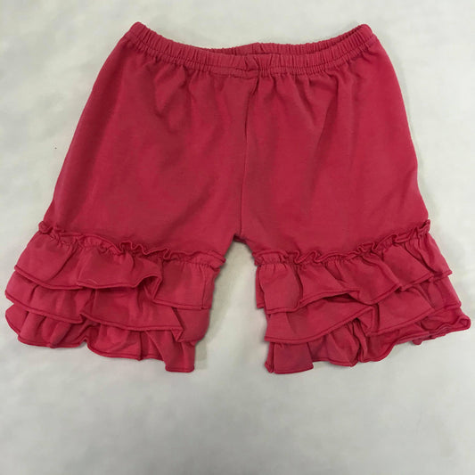 Hot Pink Ruffled Shorts