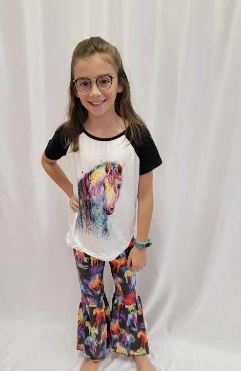 Tie Dye Horse Bells Set