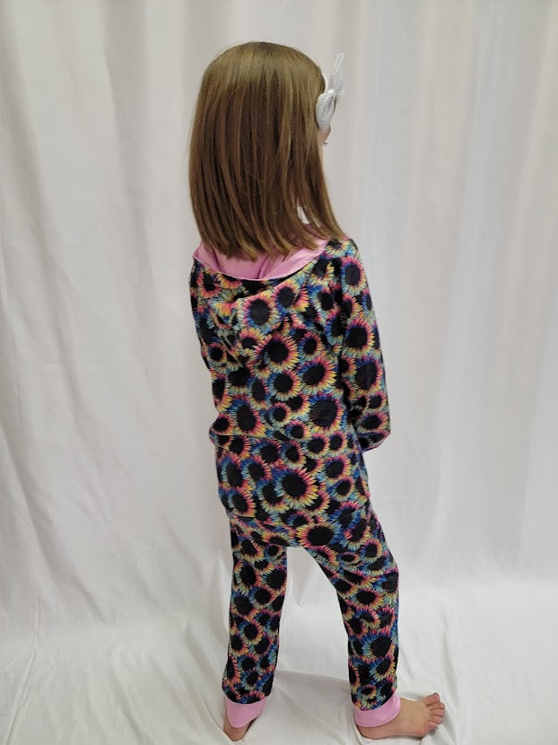 Crazy About Sunflowers Hooded Pants Set