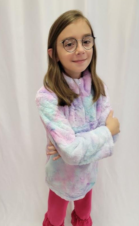 Girl's Dye's the Limit Fleece Pullover