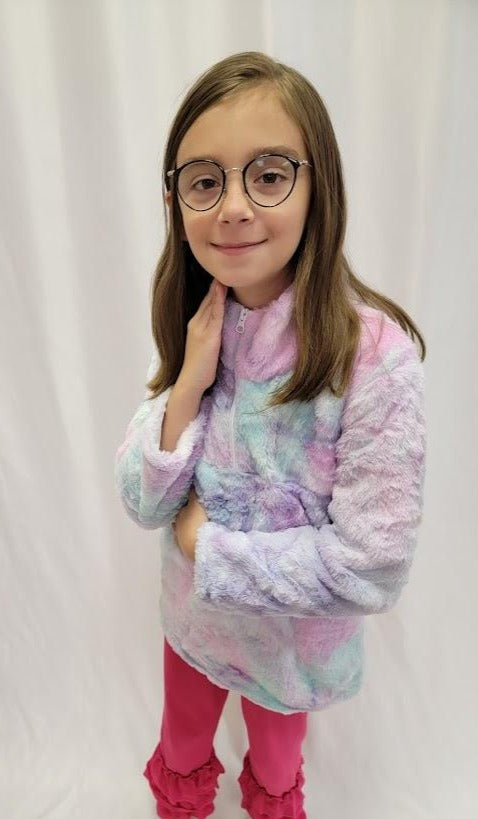 Girl's Dye's the Limit Fleece Pullover