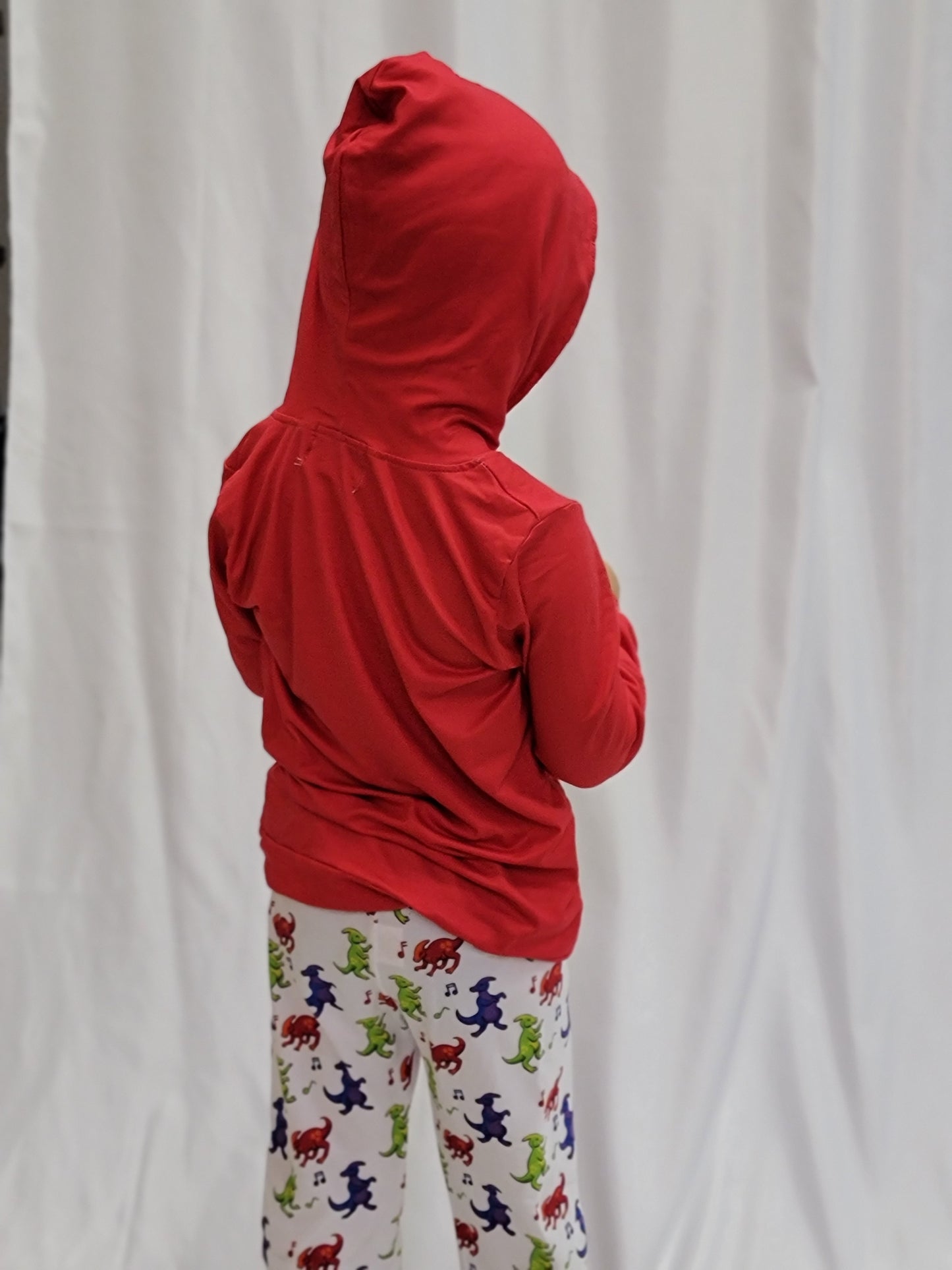Dino Dance Party Hooded Pants Set