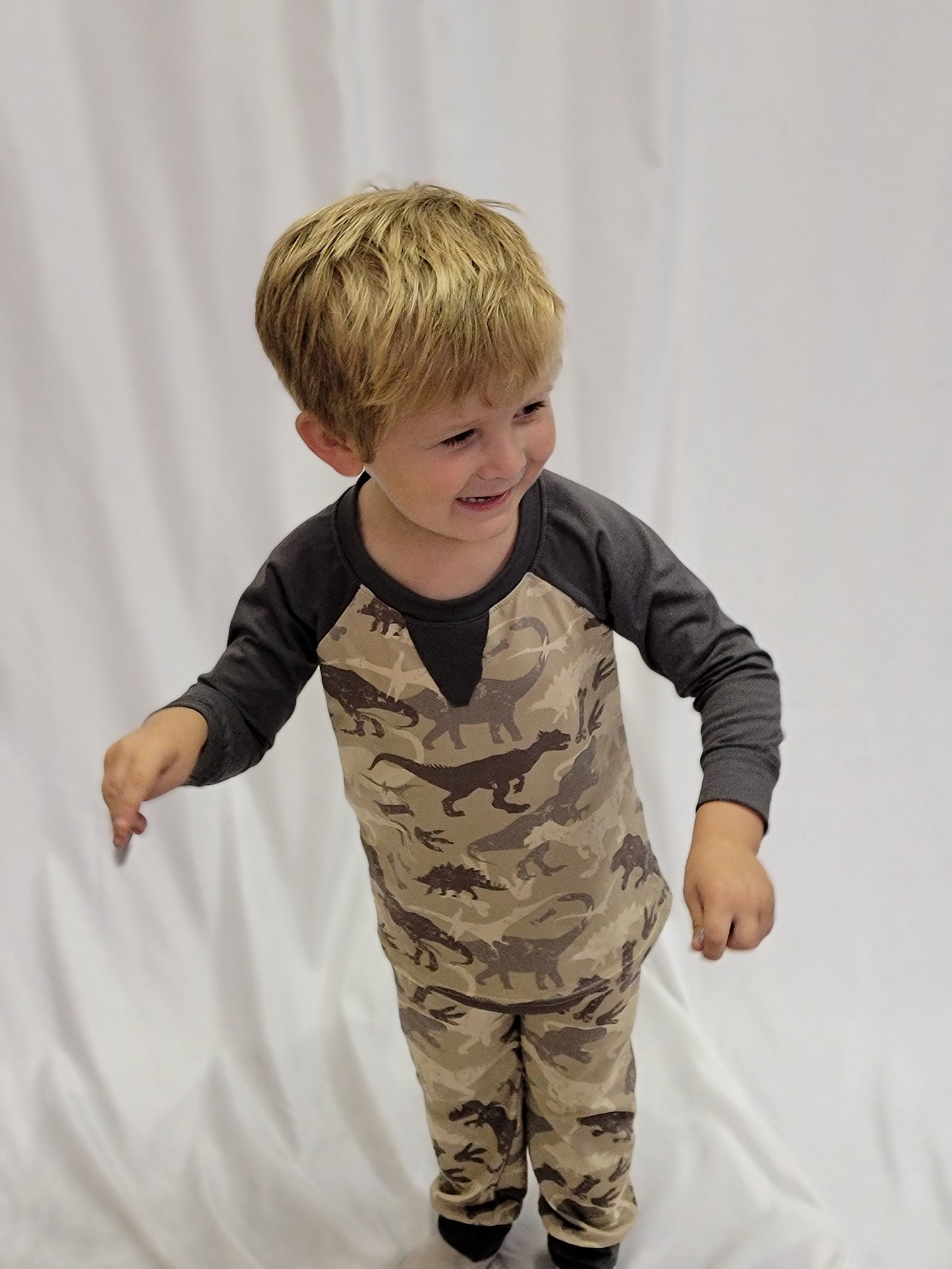 Camo Dino Pants Set