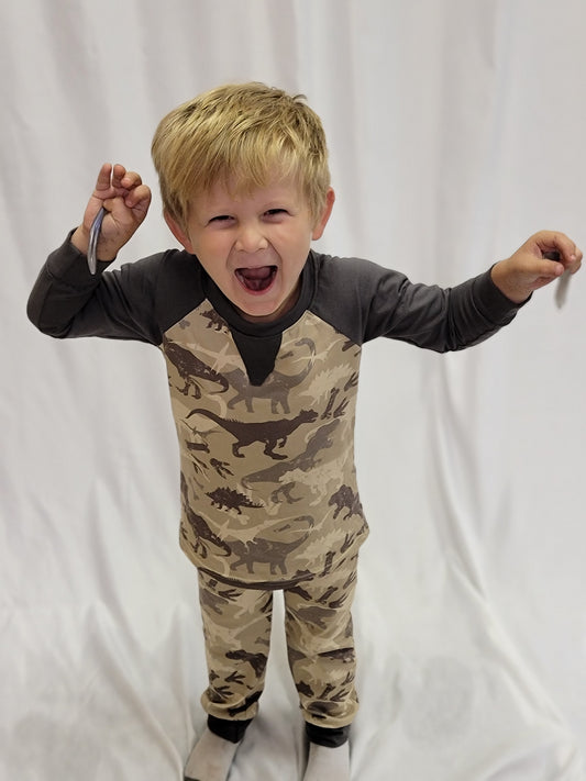 Camo Dino Pants Set
