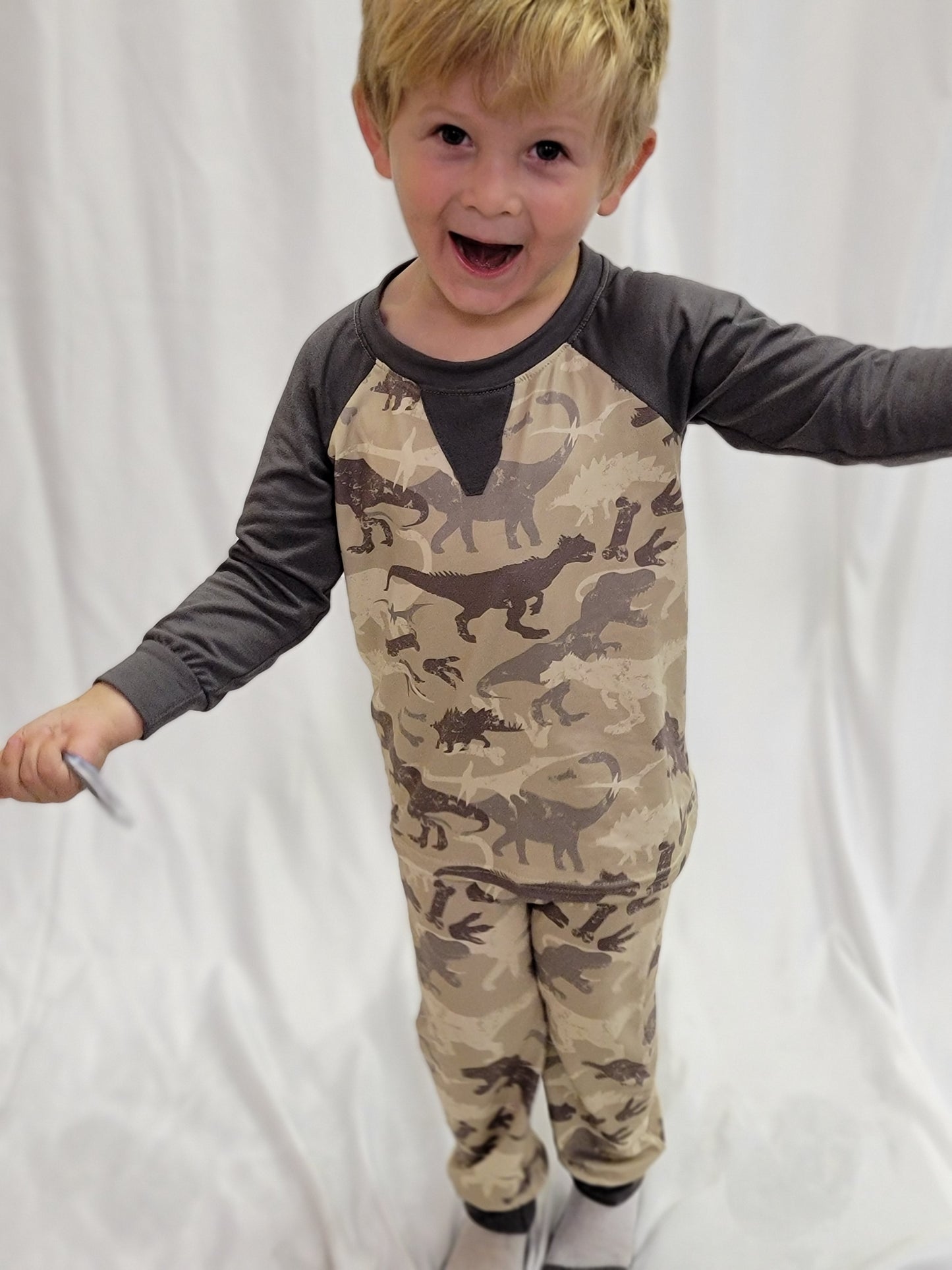 Camo Dino Pants Set