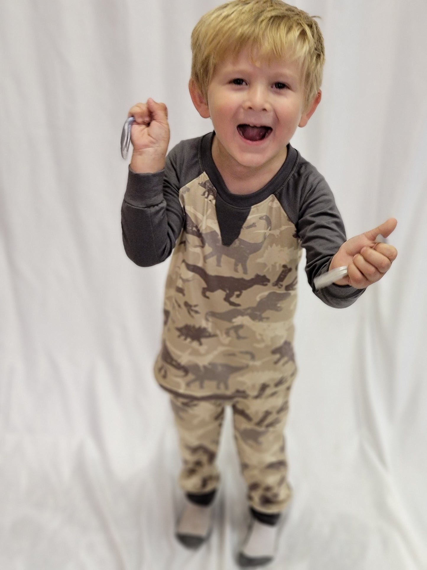 Camo Dino Pants Set
