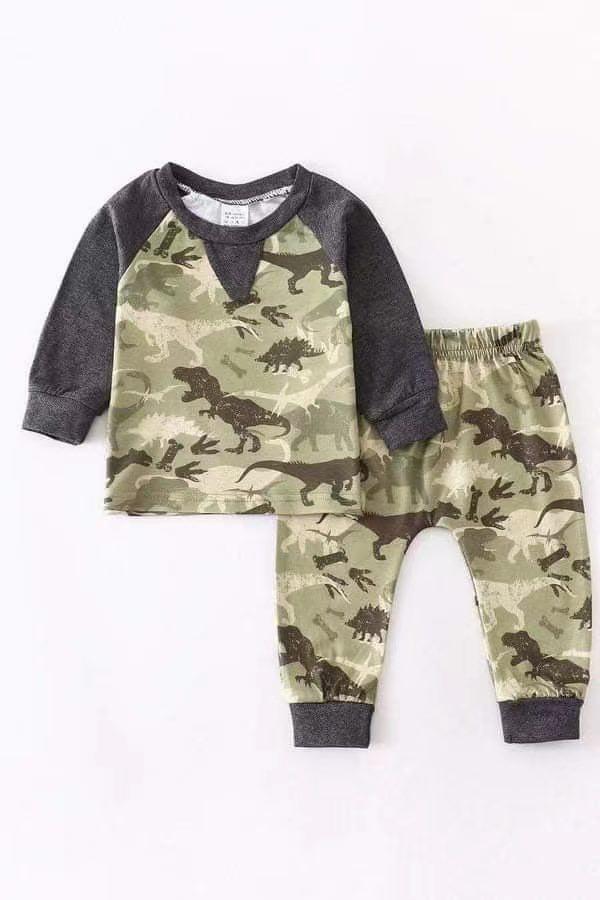 Camo Dino Pants Set