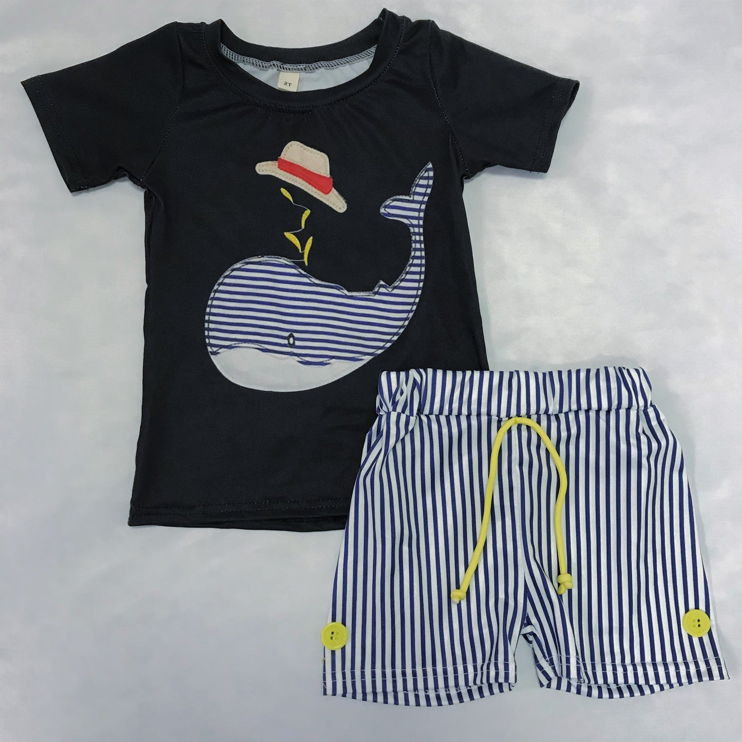 Hats Blow Shorts Set