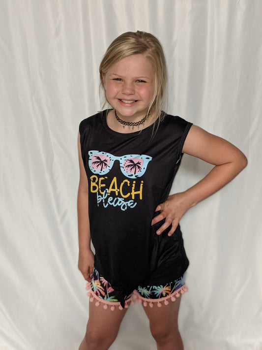 Beach Please Shorts Set