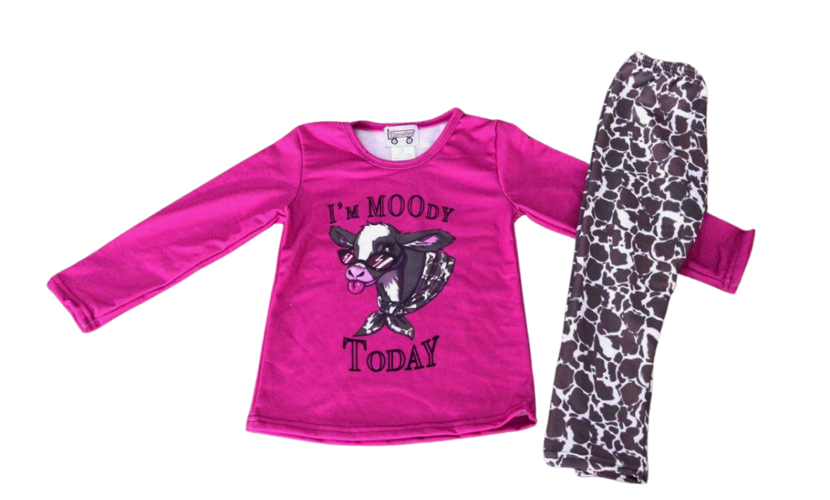 I'm MOOdy Today Pants Set