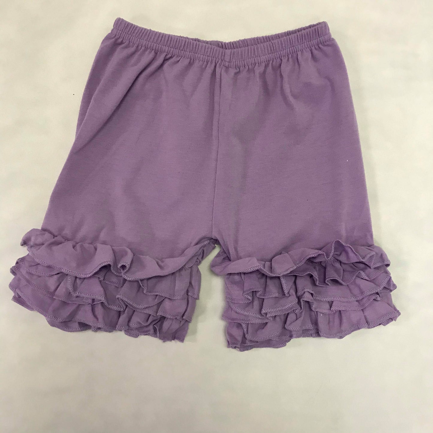 Lilac Ruffled Shorts