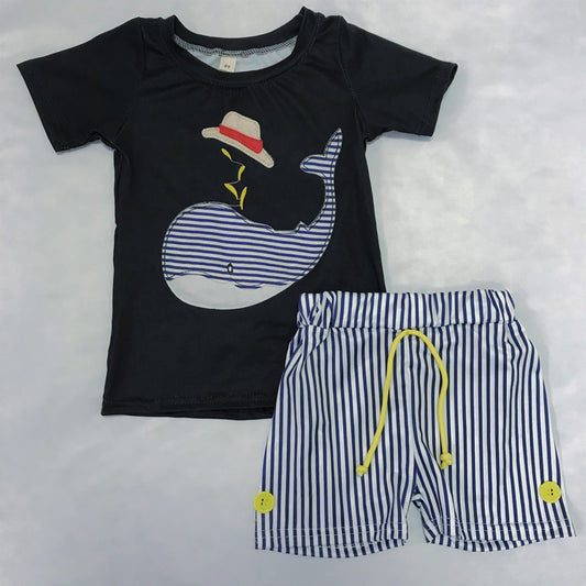 Hats Blow Shorts Set