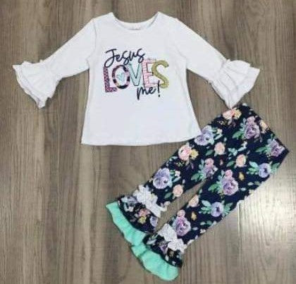 Jesus Love Me Pants Set